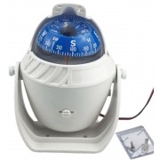 Compass marine,  Inc Mount & 12v LED Light. White